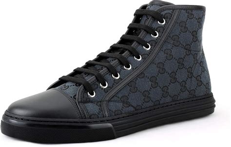 gucci womens sneakers high top|gucci canvas sneakers.